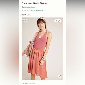 Anthropologie Dolan Left Coast Fabiana Knit Dress